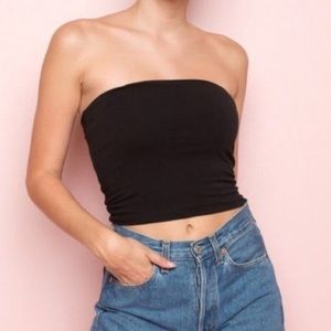 Brandy Melville black crop top